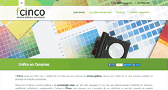 Desktop Screenshot of fcincobr.com.br